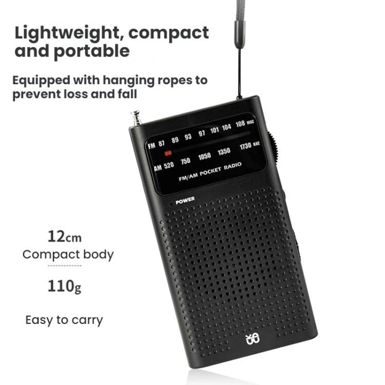 Lecteur radio portable de poche FM/AM à canal complet avec pointeur