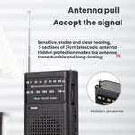 Lecteur radio portable de poche FM/AM à canal complet avec pointeur