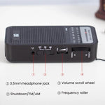 Radio portable à pointeur AM/FM à canal complet