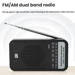 Radio portable à pointeur AM/FM à canal complet