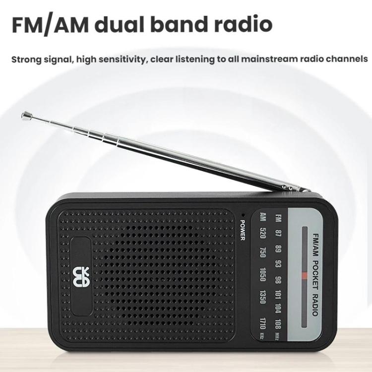 Radio portable à pointeur AM/FM à canal complet