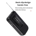Lecteur radio portable multi-bandes FM/AM/SW à haute sensibilité contrôlé par horloge, pour UE, pour US