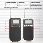 Lecteur radio portable multi-bandes FM/AM/SW à haute sensibilité contrôlé par horloge, pour UE, pour US