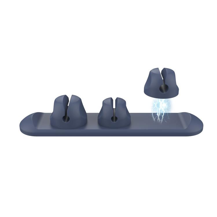 Organisateur de câble magnétique en silicone 3 en 1 AhaStyle PT-CY15, support de rangement de câble de bureau