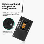 Lecteur radio portable FM/AM/SW à bande complète avec horloge LCD contrôlée, pour UE, pour US