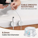 Organisateur de câble de bureau multifonction adhésif AhaStyle WG178, 6 pcs, clip pour câble de charge de données