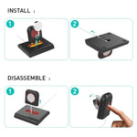 Station de charge AhaStyle PT117-1 pour Apple Watch / Écouteurs (support de rangement en plastique, sans chargeur)