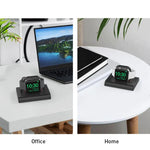 Station de charge AhaStyle PT117-1 pour Apple Watch / Écouteurs (support de rangement en plastique, sans chargeur)