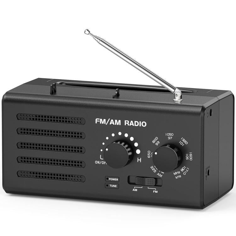 Lecteur radio à double bande FM/AM avec prise d'alimentation externe, pour UE, pour US