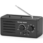 Lecteur radio à double bande FM/AM avec prise d'alimentation externe, pour UE, pour US