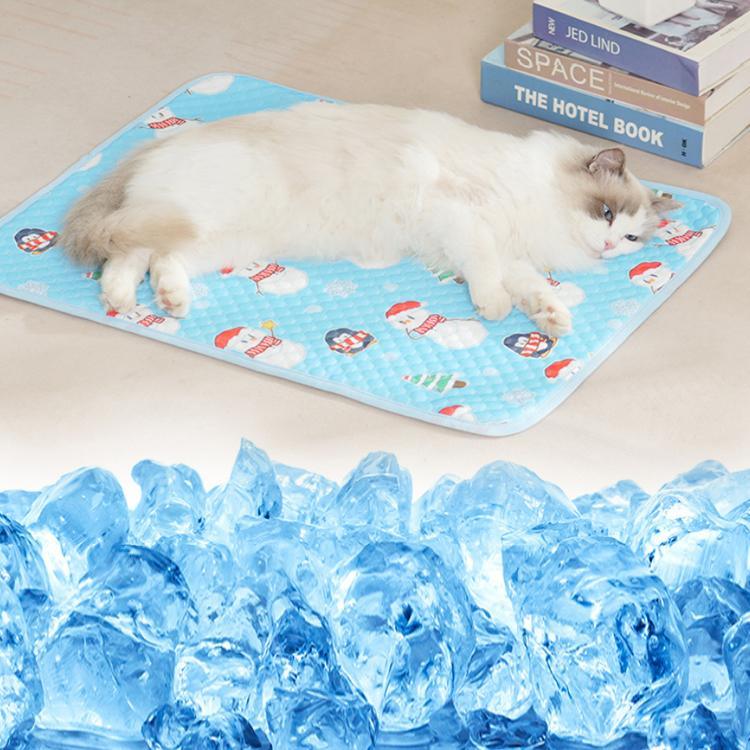 Tapis de couchage rafraîchissants pour chats et chiens, 40x30cm, 50x40cm, 65x50cm, 78x55cm, 105x70cm