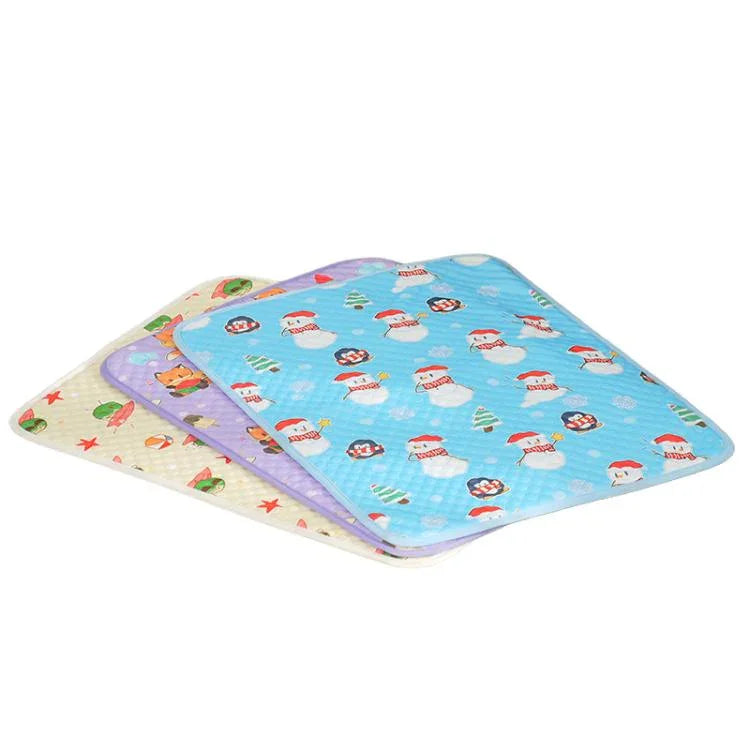 Tapis de couchage rafraîchissants pour chats et chiens, 40x30cm, 50x40cm, 65x50cm, 78x55cm, 105x70cm