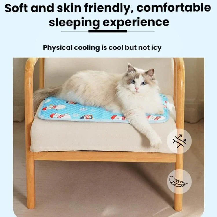 Tapis de couchage rafraîchissants pour chats et chiens, 40x30cm, 50x40cm, 65x50cm, 78x55cm, 105x70cm