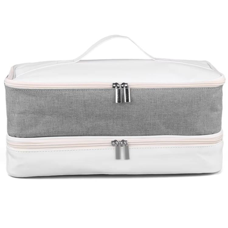 Sac de rangement double couche pour outils de beauté, peut contenir sèche-cheveux, fers à friser, lisseurs