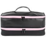 Sac de rangement double couche pour outils de beauté, peut contenir sèche-cheveux, fers à friser, lisseurs