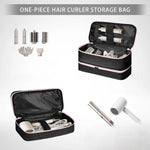Sac de rangement double couche pour outils de beauté, peut contenir sèche-cheveux, fers à friser, lisseurs
