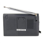 Radio portable Kchibo 10 bandes AM/FM/SW avec haut-parleur haute fidélité, récepteur mini multi-bandes compact, KK-9803