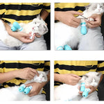 Casque de chat anti-morsure + couvre-pattes de deuxième génération, petit vert clair, petit rose, petit bleu clair, grand vert clair, grand rose, grand bleu clair