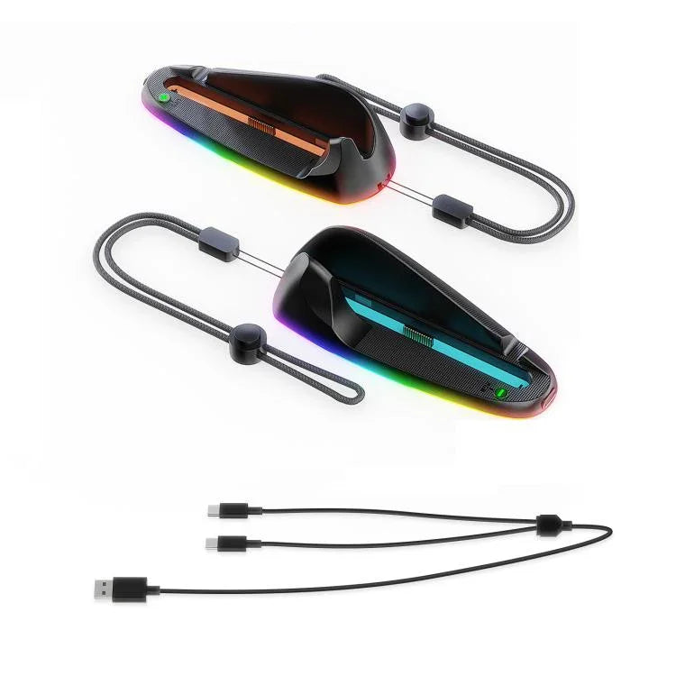 Pour Nintendo Switch 2 JYS Contrôleur Souris Station d'accueil magnétique avec éclairage ambiant, JYS-NS2320