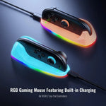 Pour Nintendo Switch 2 JYS Contrôleur Souris Station d'accueil magnétique avec éclairage ambiant, JYS-NS2320