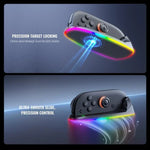 Pour Nintendo Switch 2 JYS Contrôleur Souris Station d'accueil magnétique avec éclairage ambiant, JYS-NS2320