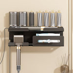 Pour Support de Rangement Sans Perçage pour Fer à Boucler Multi-Fonction et Sèche-Cheveux Dyson