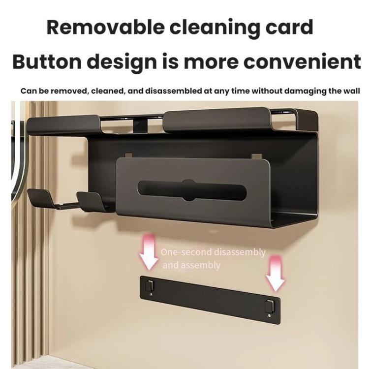 Pour Support de Rangement Sans Perçage pour Fer à Boucler Multi-Fonction et Sèche-Cheveux Dyson