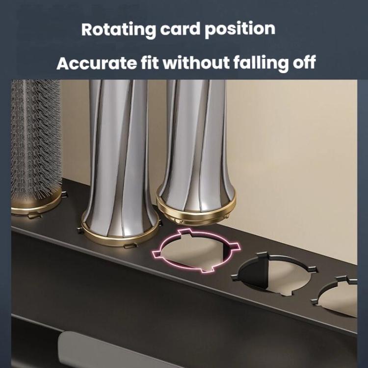 Pour Support de Rangement Sans Perçage pour Fer à Boucler Multi-Fonction et Sèche-Cheveux Dyson