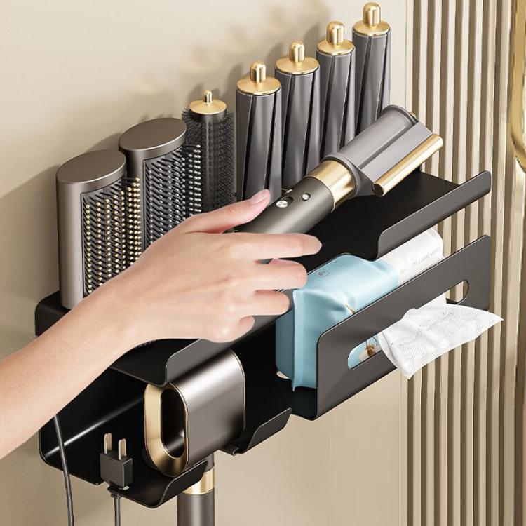 Pour Support de Rangement Sans Perçage pour Fer à Boucler Multi-Fonction et Sèche-Cheveux Dyson