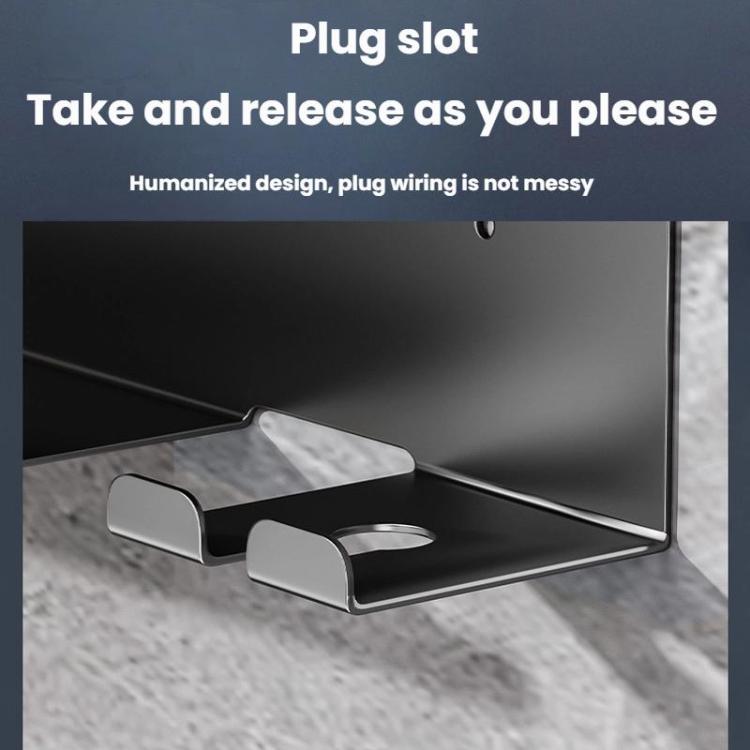 Pour un support mural de rangement pour sèche-cheveux et fer à friser Dyson, en aluminium noir, fer à repasser