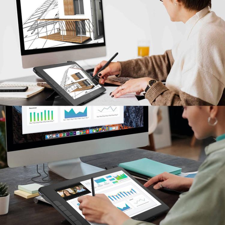Écran de dessin numérique VEIKK VK1600 de 15,6 pouces, écran de dessin électronique compatible avec les téléphones mobiles