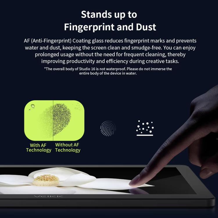 Écran de dessin numérique VEIKK VK1600 de 15,6 pouces, écran de dessin électronique compatible avec les téléphones mobiles
