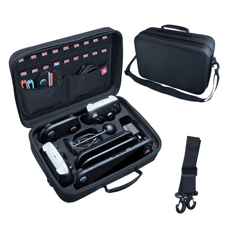 Pour Nintendo Switch 2 JYS Housse de transport et de rangement tout-en-un avec bandoulière pour station d'accueil/console/manette Pro/appareil photo/poignée/chargeur, JYS-NS2323