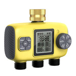 Contrôleur d'arrosage automatique intelligent extérieur avec minuterie d'irrigation à trois voies, norme UK, norme US