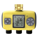 Contrôleur d'arrosage automatique intelligent extérieur avec minuterie d'irrigation à trois voies, norme UK, norme US