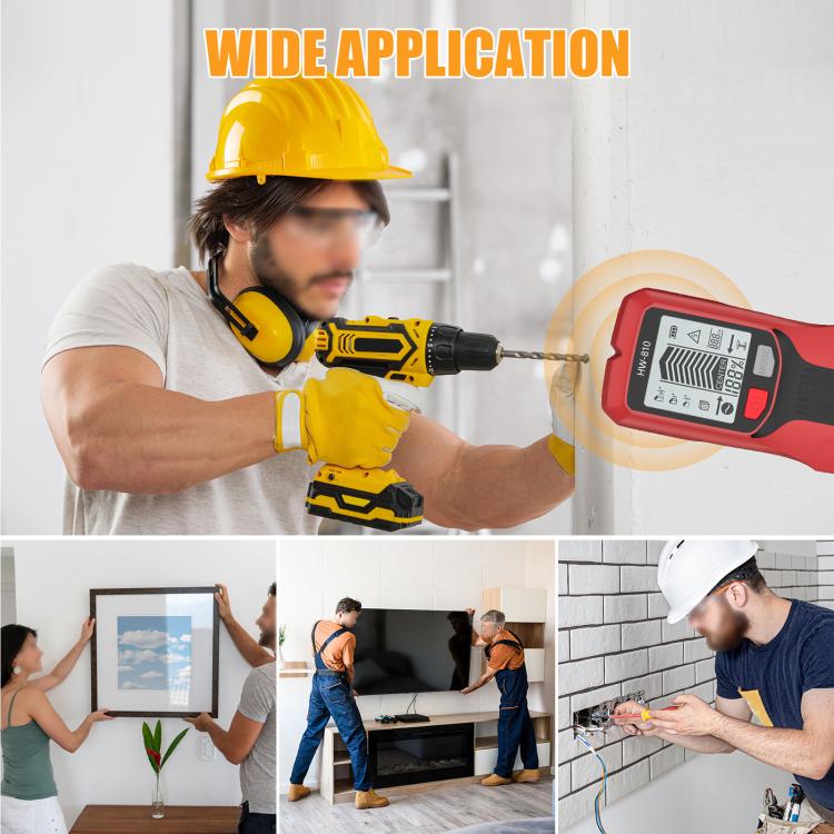 Multifunctional Wall Stud Wire Metal Detector
