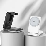Chargeur sans fil vertical magnétique 3 en 1 G12 pour iPhone / AirPods / Apple Watch