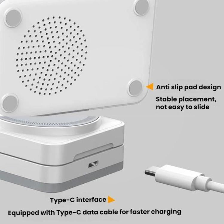 Chargeur sans fil vertical magnétique 3 en 1 G12 pour iPhone / AirPods / Apple Watch