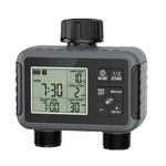 Minuterie d'arrosage intelligente à double sortie Contrôleur d'irrigation automatique, norme UK, norme US