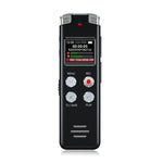 Enregistreur vocal numérique portable HD à réduction de bruit activé par la voix pour conférences, 64 Go, 128 Go