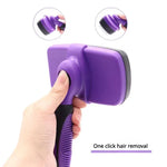 Brosse de toilettage pour chats et chiens avec bouton de libération des poils en un clic, petite, grande
