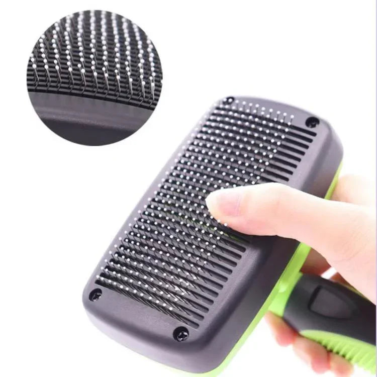 Brosse de toilettage pour chats et chiens avec bouton de libération des poils en un clic, petite, grande