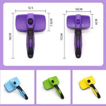 Brosse de toilettage pour chats et chiens avec bouton de libération des poils en un clic, petite, grande