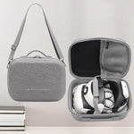 Pour Meta Quest 3 / 3S BKano Q3-002 Sac de rangement pour console de casque VR Sac à bandoulière et à main, Gris