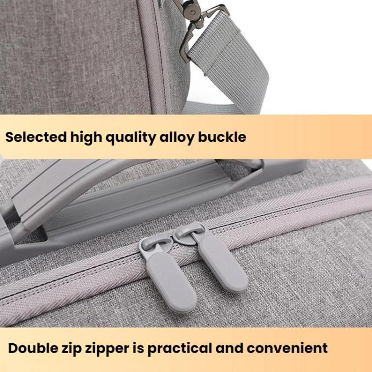 Pour Meta Quest 3 / 3S BKano Q3-002 Sac de rangement pour console de casque VR Sac à bandoulière et à main, Gris