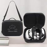Pour Meta Quest 3 / 3S BKano Q3-001 Sac de rangement pour console de casque VR Sac à bandoulière et à main, Noir