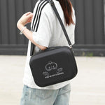 Pour Meta Quest 3 / 3S BKano Q3-001 Sac de rangement pour console de casque VR Sac à bandoulière et à main, Noir