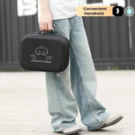 Pour Meta Quest 3 / 3S BKano Q3-001 Sac de rangement pour console de casque VR Sac à bandoulière et à main, Noir