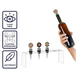 Support de rangement et de présentation en acrylique pour bouchons de bouteilles de vin, YX184 1 pièce, YX184 2 pièces/ensemble