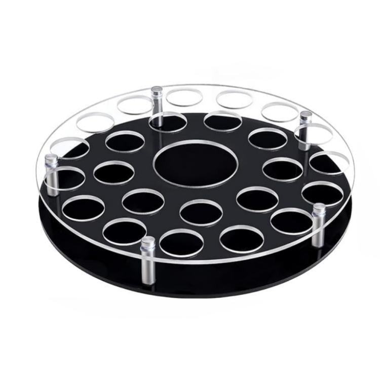 Présentoir à Verres à Vin 25 Trous avec Fente Centrale pour Bouteille, YX183 1pc